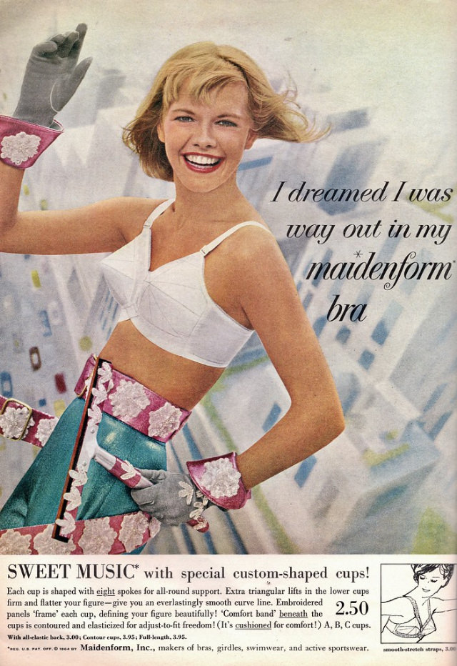 'I Dreamed..': Vintage Maidenform Bra Ads from the 1940s and 1950s