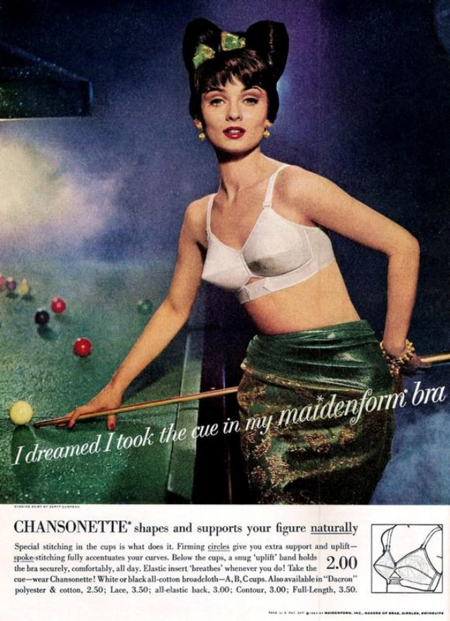 'I Dreamed..': Vintage Maidenform Bra Ads from the 1940s and 1950s