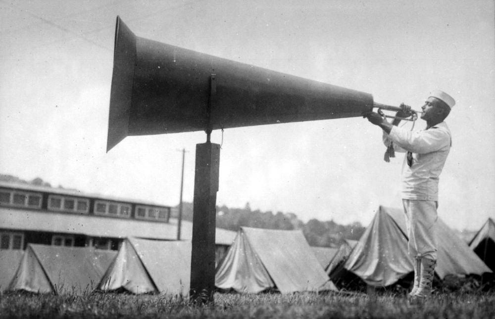 Bugle Megaphones The Giant Bugles used on the Military Garrisons