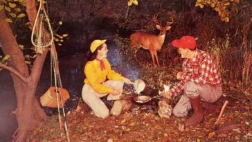 Camping in the U.S. 1950s