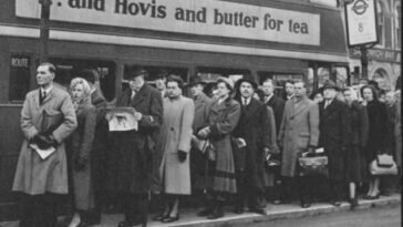 London Life 1950s by Dutch Photographer