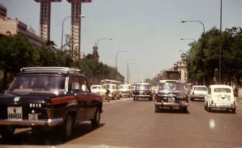 Madrid street life 1970s