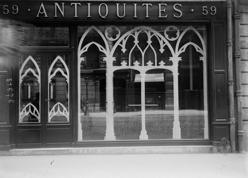 During World War I, Shops in Paris Built Styling Anti-Bombing Windows