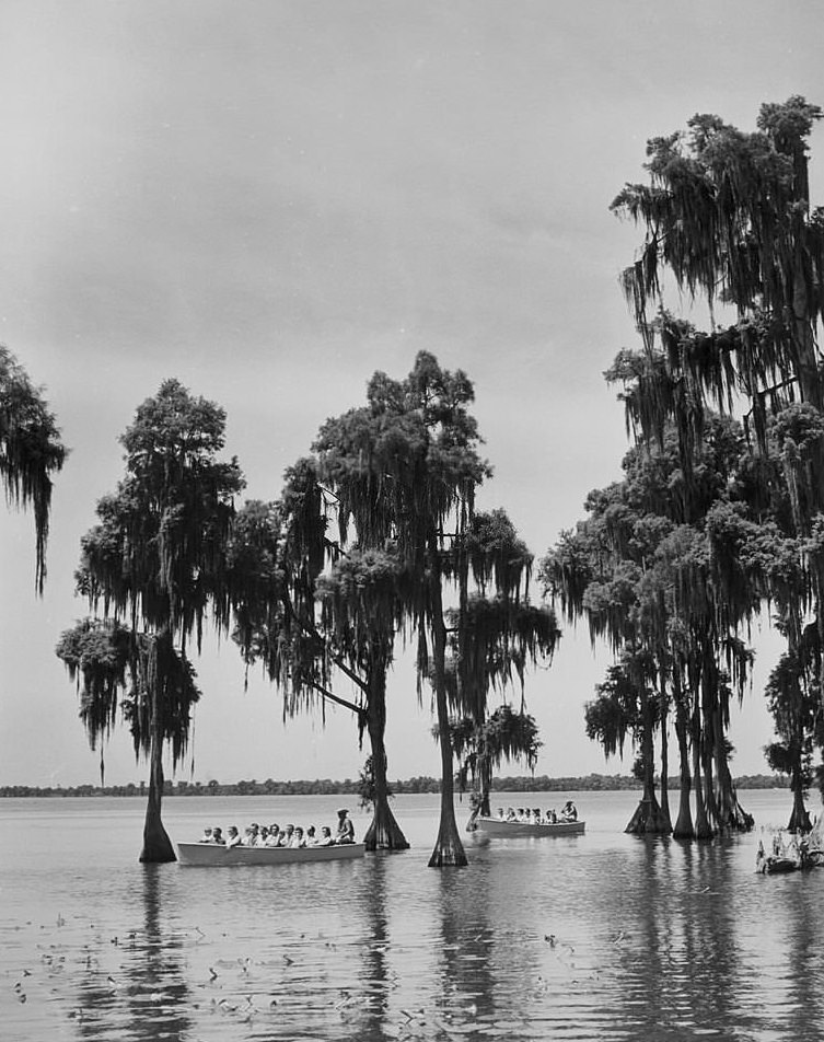 Cypress Gardens, a coastal botanical garden and water ski centre, Winter Haven, Florida, 1960s