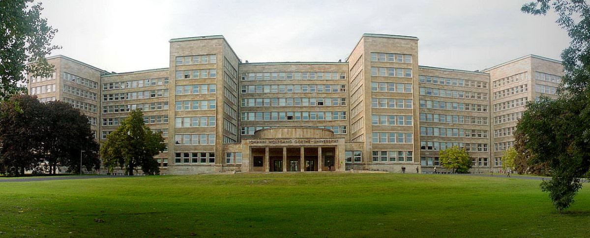 South facade of the 1931 Poelzig Building at Goethe University, Frankfurt a. M.