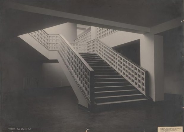 Hans Poelzig, Haus des Rundfunks, Berlin-Charlottenburg Lichthoftreppe