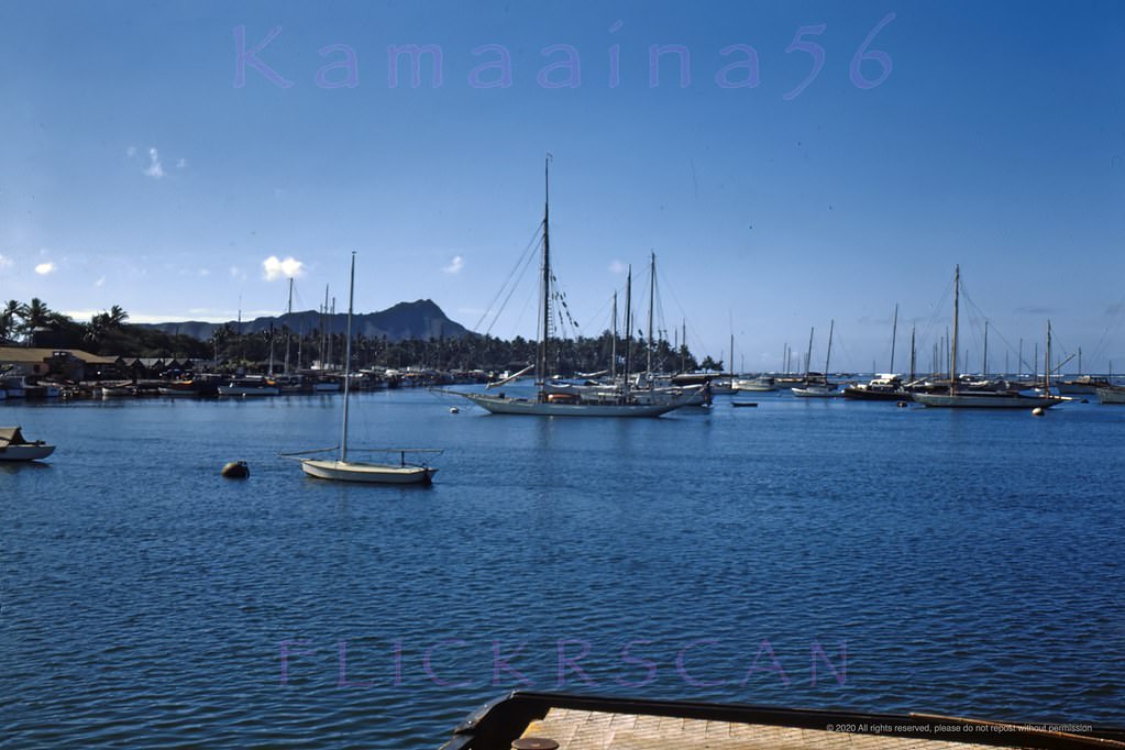 Ala Moana Yacht Anchorage, 1946