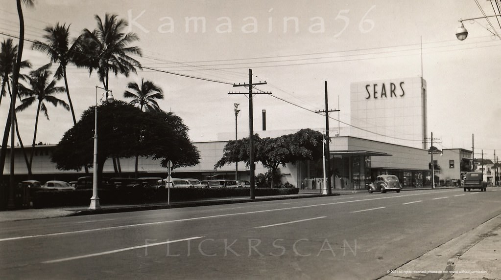 Sears Beretania Street, 1940s