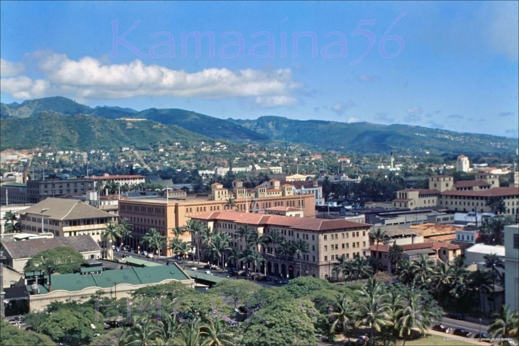 Aloha Tower View North, 1949
