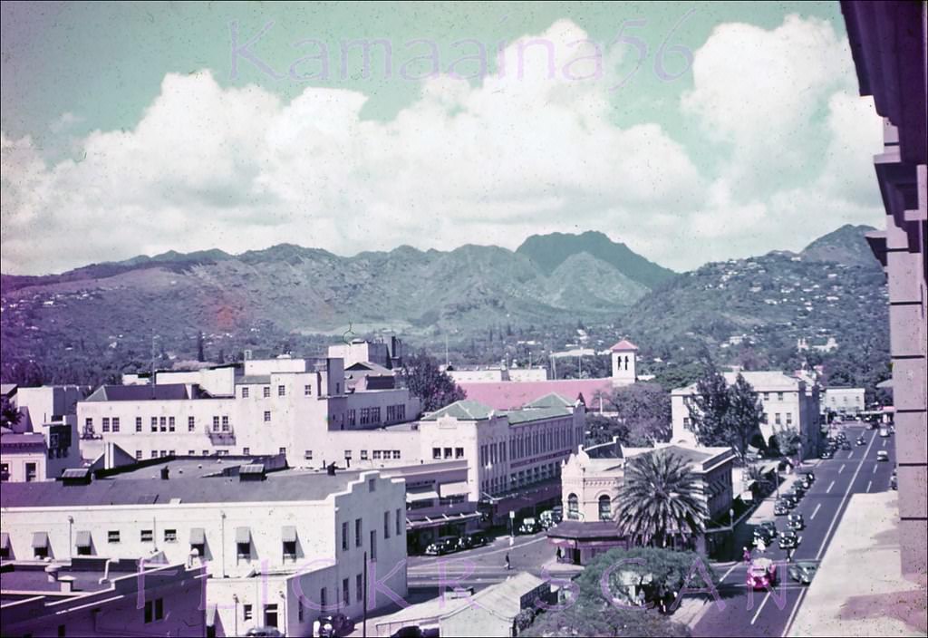 Alexander Young Hotel View, 1941.