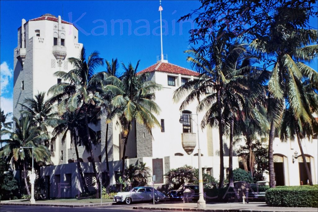 Honolulu Hale Punchbowl St, 1949.