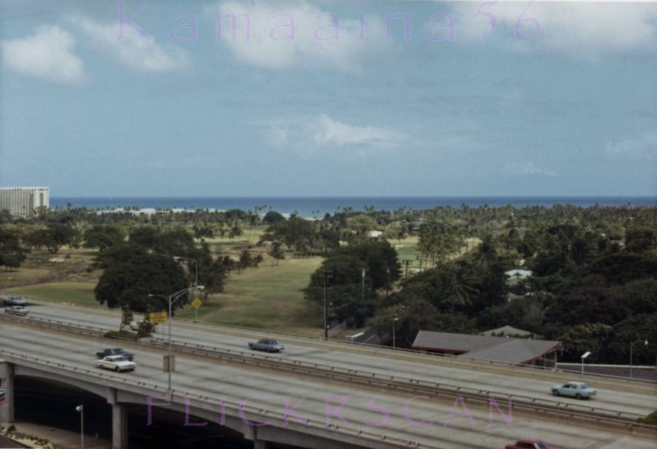 Lunalilo Fwy Waialae Kahala, 1971.