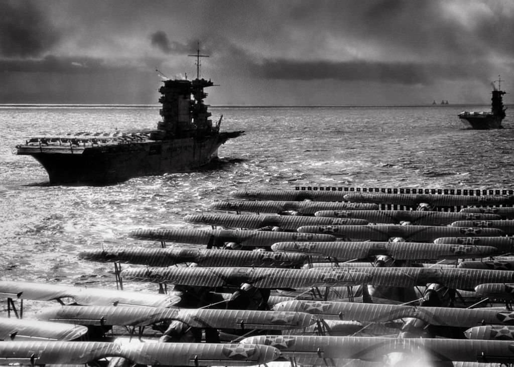 USN Pacific Fleet Aircraft Carriers, 1940s