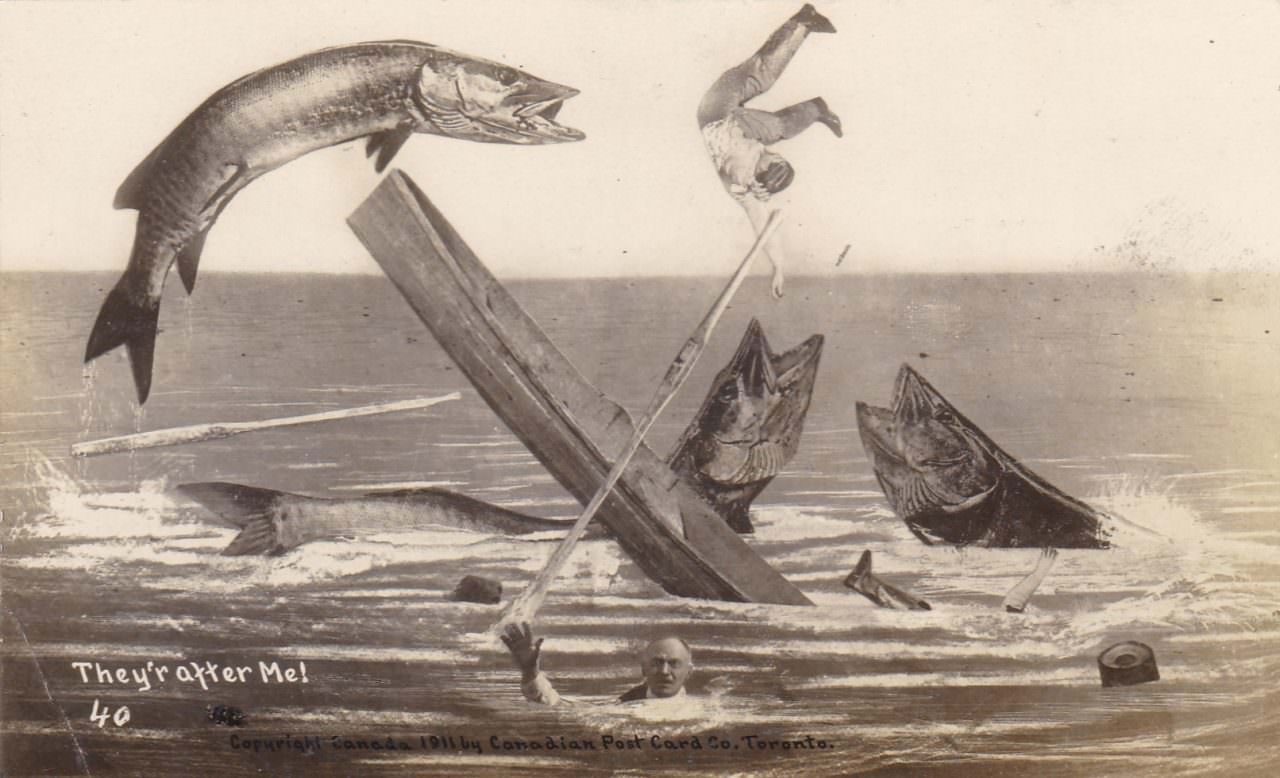 Hilarious Vintage Photos of Men Holding their Fish