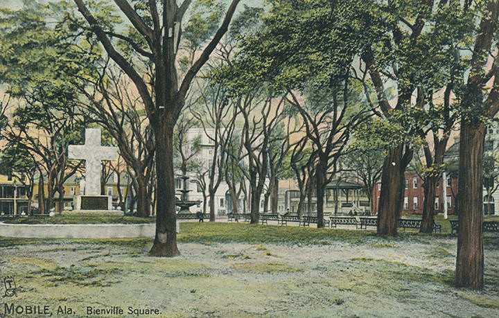 Bienville Square, Mobile, Alabama, 1900s