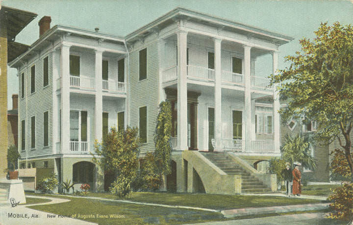 New Home of Augusta Evans Wilson, Mobile, Alabama, 1900s
