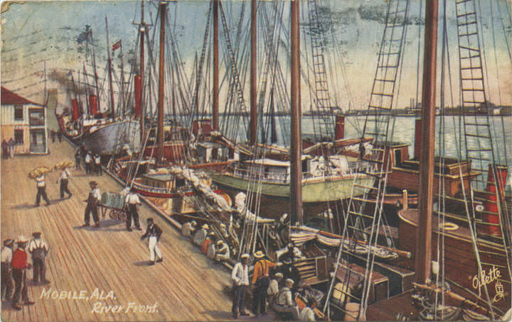 River Front, Mobile, Alabama, 1900s