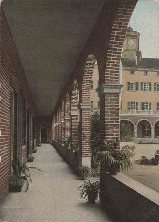 The Cloister. Convent of the Visitation, Mobile, Alabama, 1900s