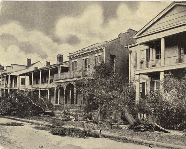 Scene on St. Louis St. after the storm of Sept. 27, 1906