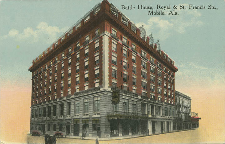 Battle House, Royal and St. Francis Streets, Mobile, Alabama, 1900s