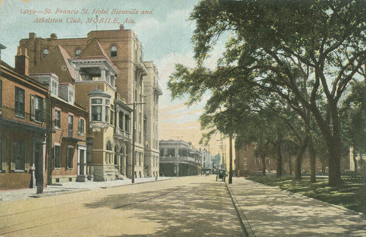 St. Francis St. Hotel Bienville and Athelstan Club, Mobile, 1907