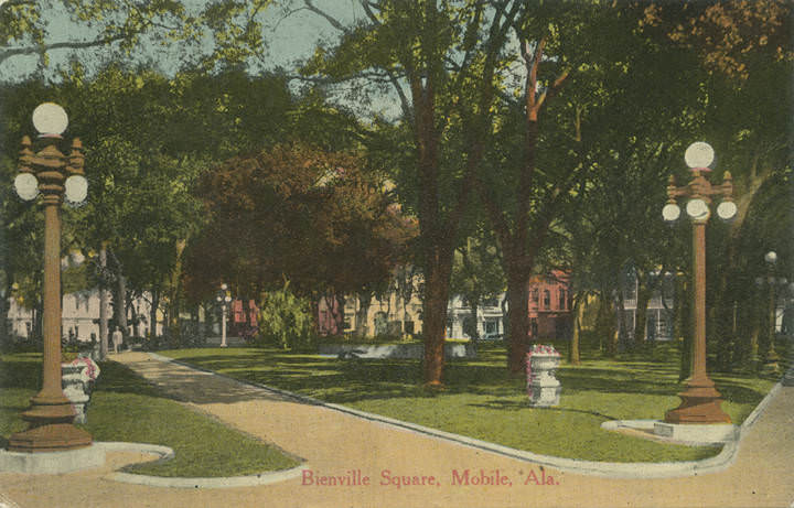 Bienville Square, Mobile, Alabama, 1900s