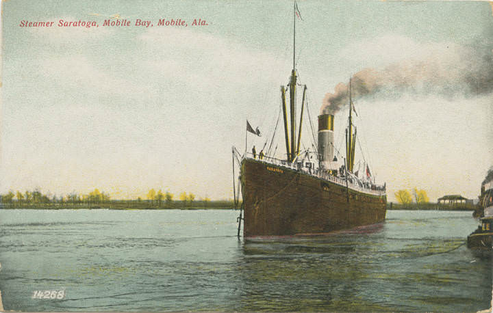 Steamer Saratoga, Mobile Bay, Mobile, 1906