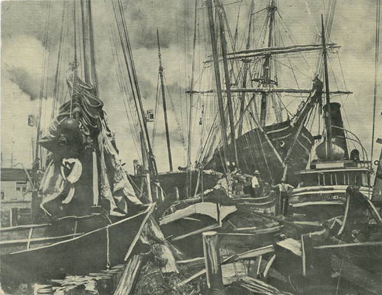 The Great Storm of Sept. 27, 1906, wrecked vessel, Mobile