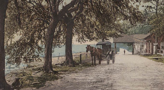 Toll Gate on Bay Shell Road, Mobile, 1907