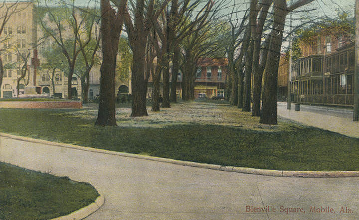Bienville Square, Mobile, 1900s
