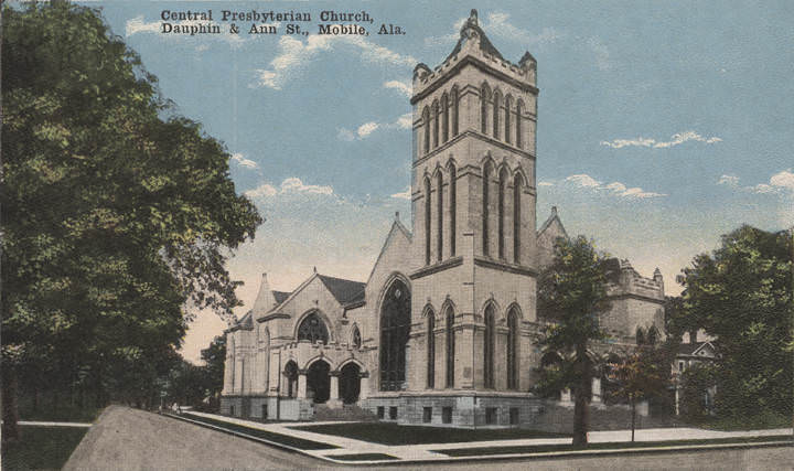 Central Presbyterian Church, Dauphin & Ann Street, Mobile, Alabama, 1900s