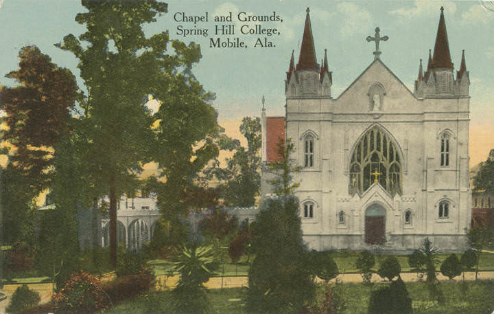 Chapel and Grounds, Spring Hill College, Mobile, 1900s