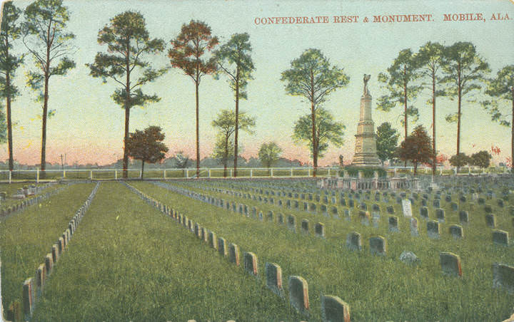 Confederate Rest & Monument, Mobile, 1900s