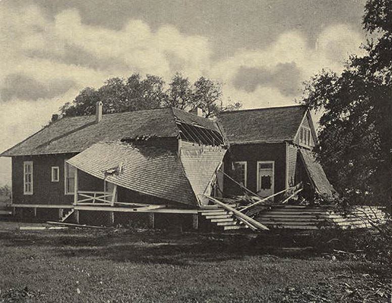 Country Club after the storm, 1906