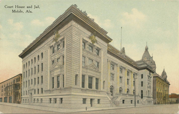 Court House and Jail, Mobile, 1906