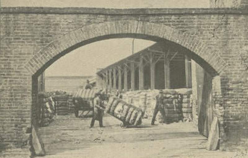 A Cotton Warehouse, Mobile, Alabama, 1900s