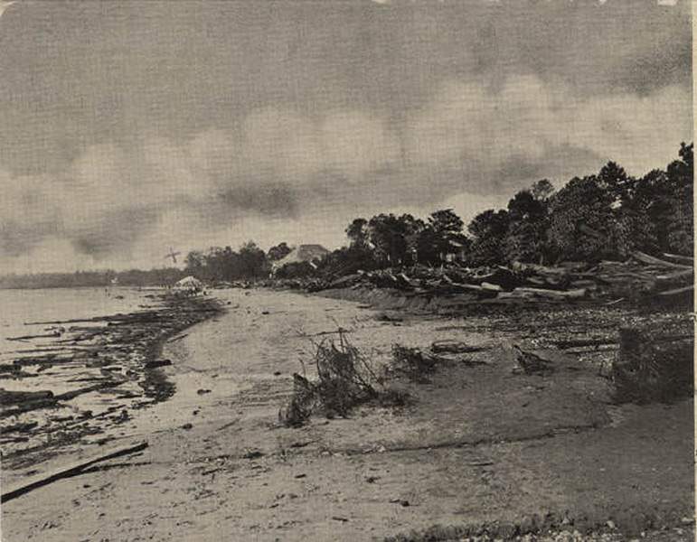 Destruction of Bay Shore Road, 1906