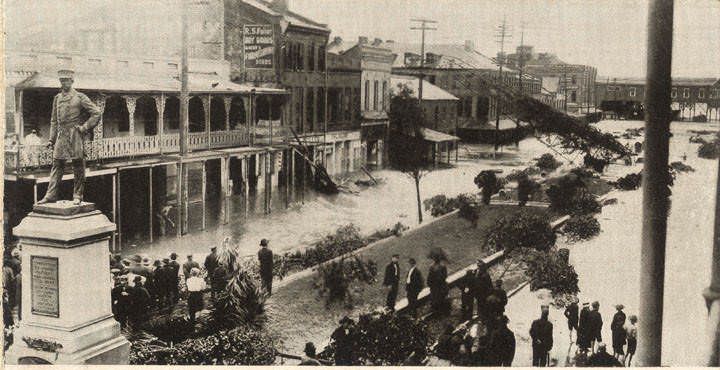 Duncan Place and Semmes Statue, Mobile, 1907