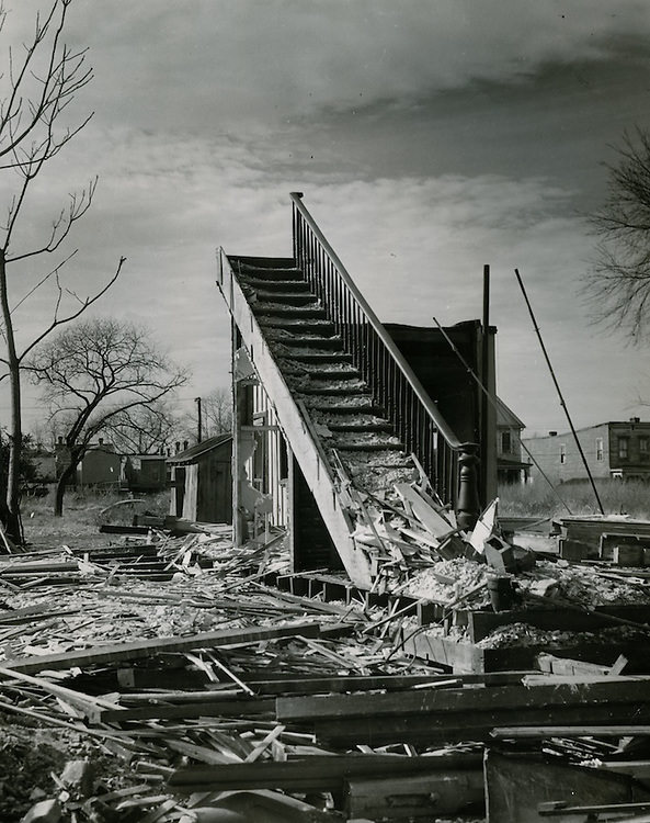 Olney Road W of Cooke Street - 3rd house in - 100 block, Atlantic City, Norfolk, 1953