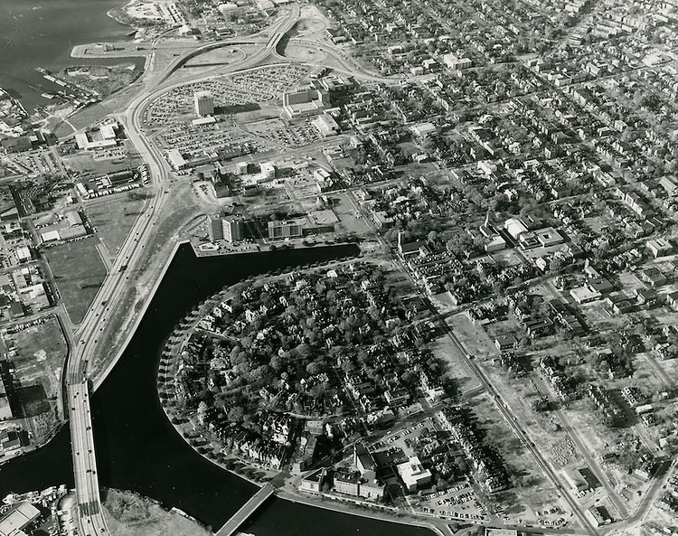 View looking Northwest, Atlantic City, Norfolk, 1971