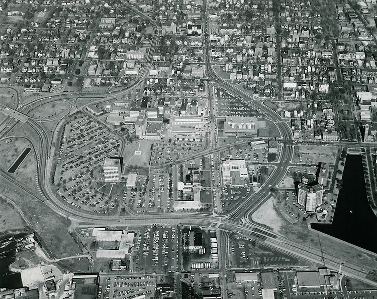 Redevelopment.Atlantic City (R-1)..EVMS Medical School Campus.View looking North, Atlantic City, Norfolk, 1979