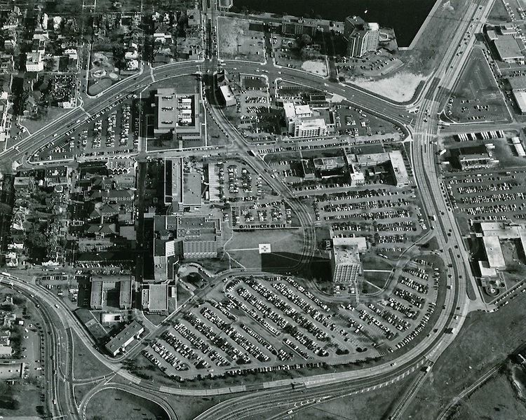 Redevelopment.Atlantic City (R-1)..EVMS Medical School Campus.View looking East, Atlantic City, Norfolk, 1979