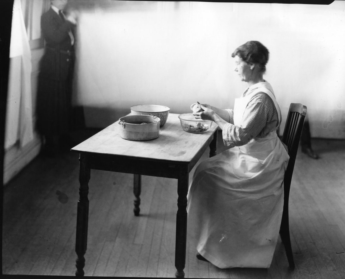 The correct way to do housework: A Photographic Guide to Housework from 1921