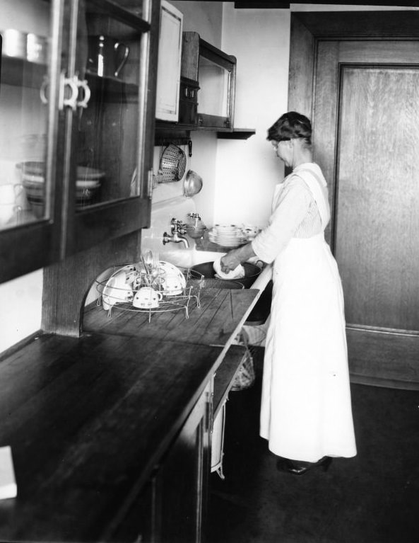 The correct way to do housework: A Photographic Guide to Housework from 1921