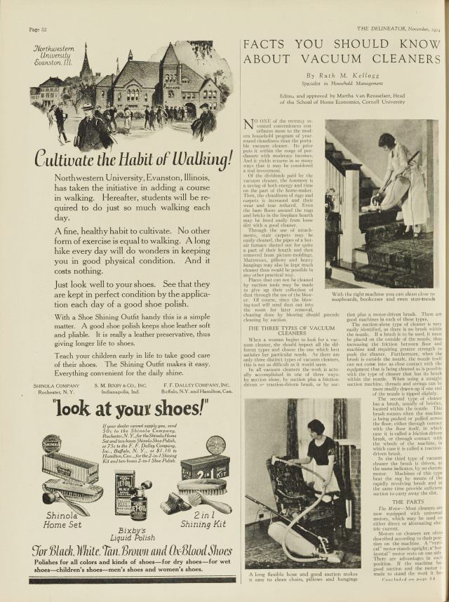 The correct way to do housework: A Photographic Guide to Housework from 1921