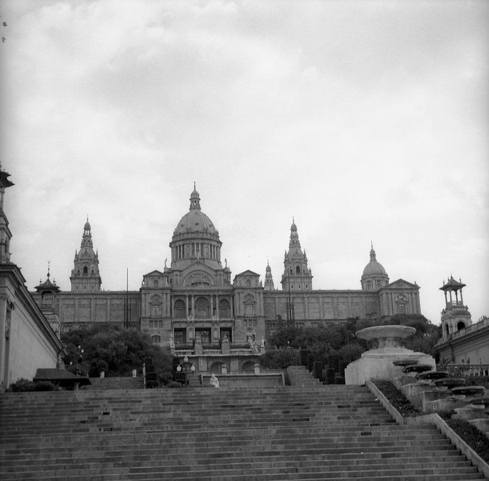 Montjuic palace Barcelona, 1961.