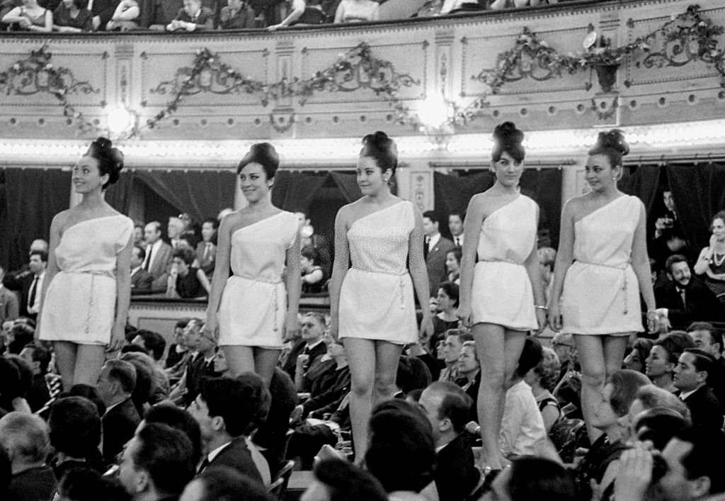 Miss Spain election 1964, Torremolinois, Malaga, Spain.