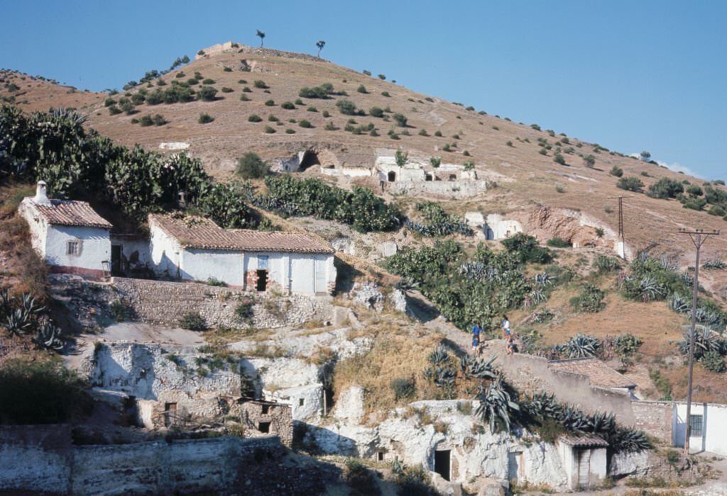 View of Granada, 1964, Andalusia, Spain.