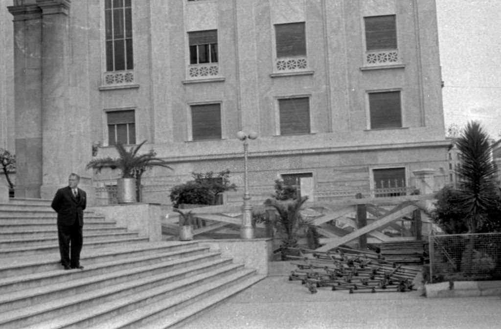 Celebration in the church of St. Dionysius Areopagite of Athens, of the wedding between the Prince of Spain, 1962