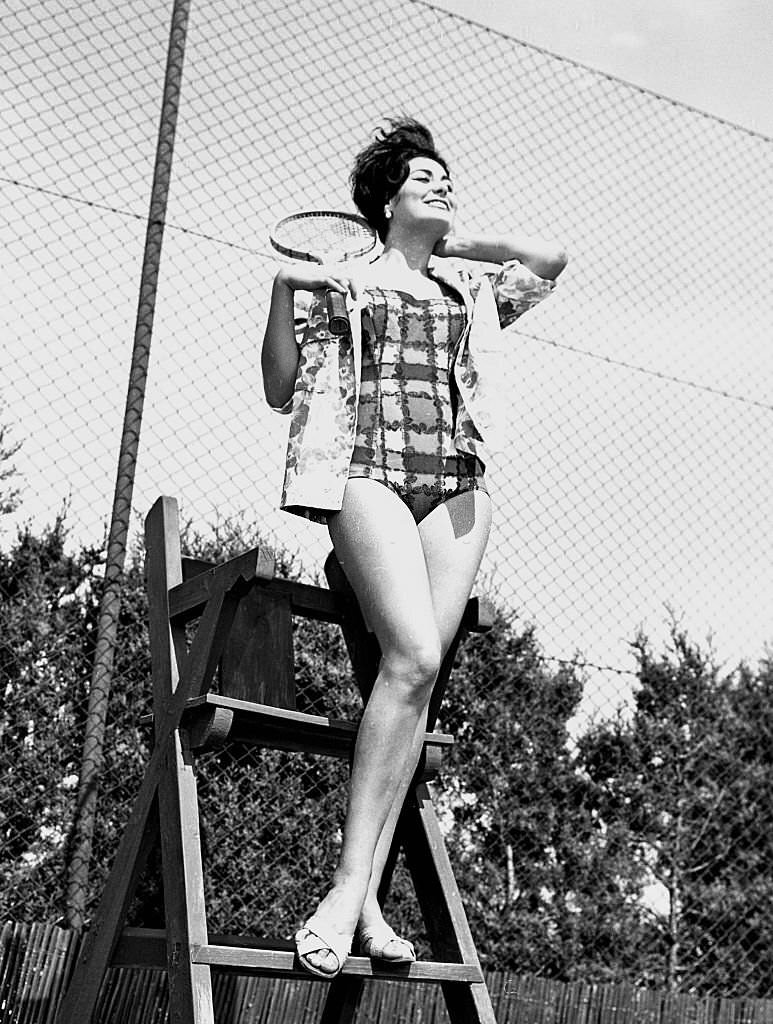 Maruja Garcia Nicolau, Miss Spain and Miss Europe 1962, Barcelona, Spain.